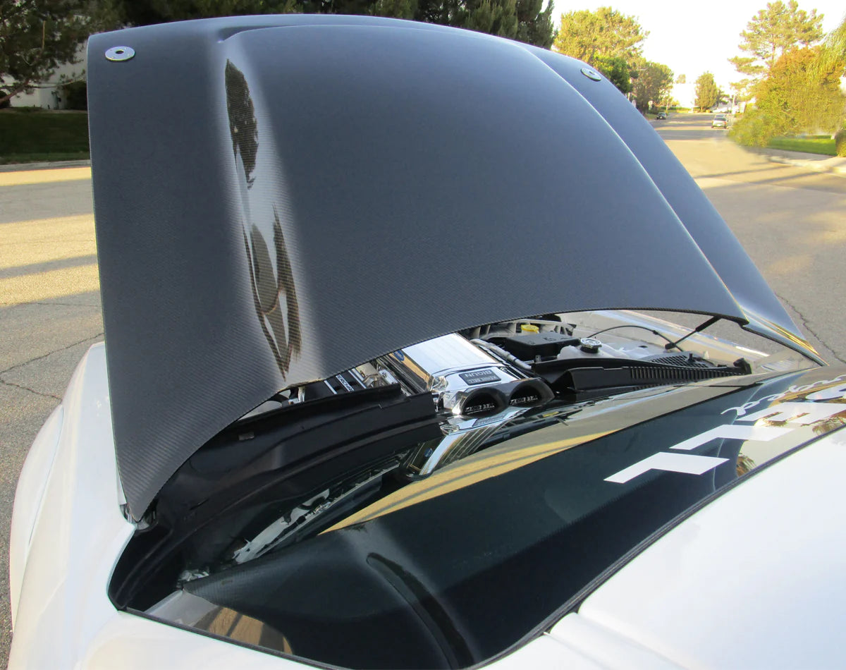 Anderson Composites 18-24 Dodge Challenger Demon Cowl Hood AC-HD18DGCHDM-KB Anderson Composites