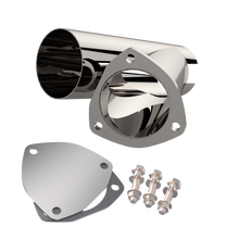 Load image into Gallery viewer, QTP 3.50 Inch Stainless Steel Exhaust Cutout (Universal) - 10350