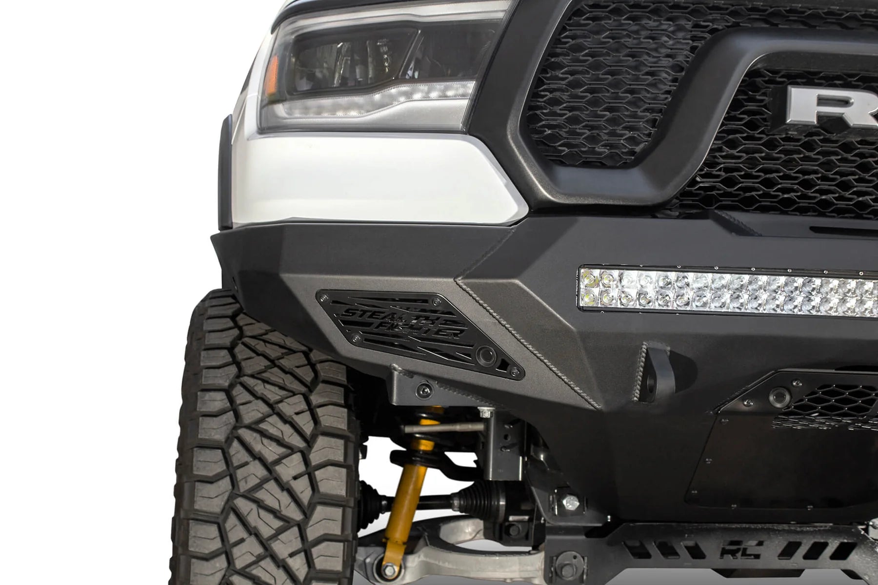 Addictive Desert Designs 2019-2023 Ram Rebel Stealth Fighter Winch Front Bumper - F611422770103 Addictive Desert Designs