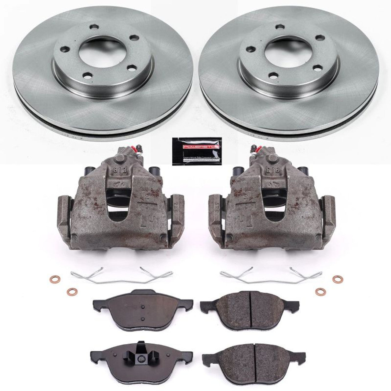 Power Stop 04-13 Mazda 3 Front & Rear Z17 Evolution Geomet Coated Brake Kit