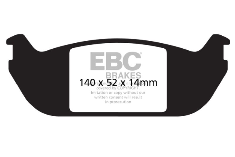 EBC YellowStuff Rear Brake Pads - DP41686R EBC