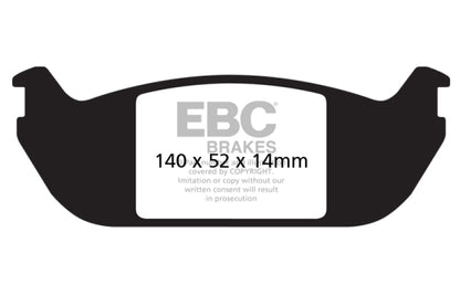 EBC YellowStuff Rear Brake Pads - DP41686R EBC