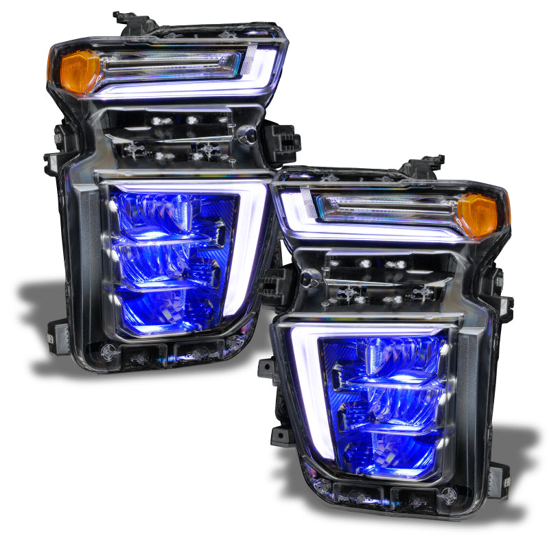 Oracle 20-21 Chevy Silverado HD 2500/3500 RGB Headlight Demon Eye Kit - ColorSHIFT w/o Controller ORACLE Lighting