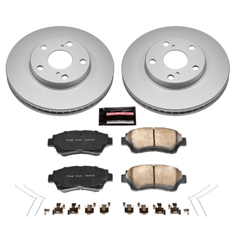 Power Stop 92-96 Lexus ES300 Front Z17 Evolution Geomet Coated Brake Kit PowerStop