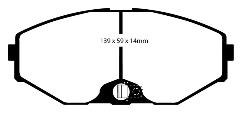 EBC RedStuff Front Brake Pads - DP31471C EBC