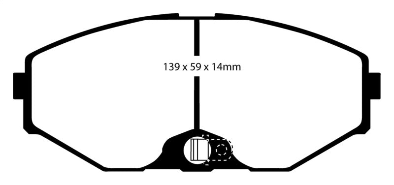 EBC RedStuff Front Brake Pads - DP31471C