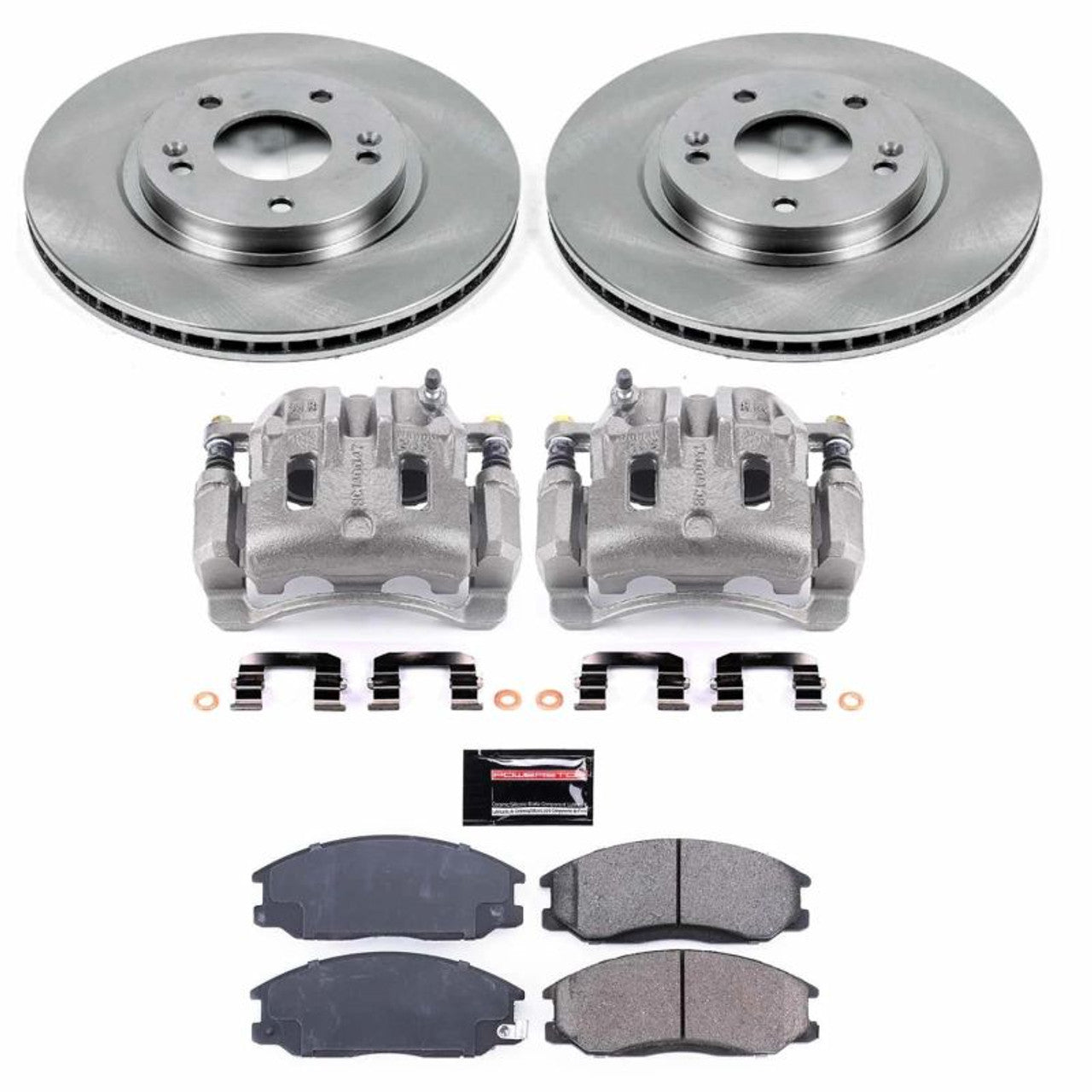 Power Stop 01-06 Hyundai Santa Fe Front & Rear Z17 Evolution Geomet Coated Brake Kit