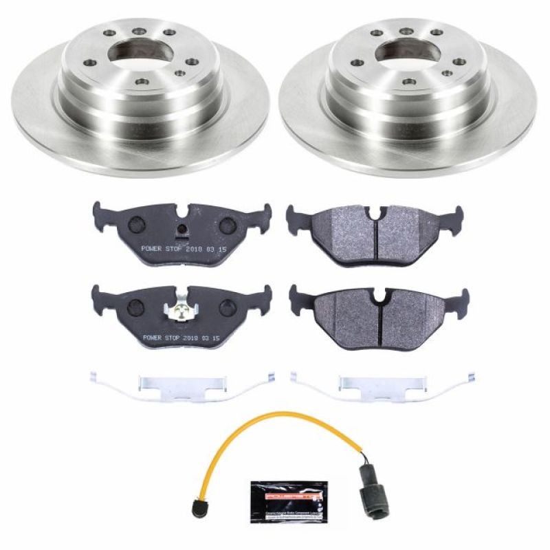 Power Stop 1989 BMW 525i Rear Track Day Brake Kit PowerStop