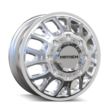 Mayhem 8107D Cogent Dually 17x6.5 / 8x200 BP / -142mm Offset / 142mm Hub Polished Wheel