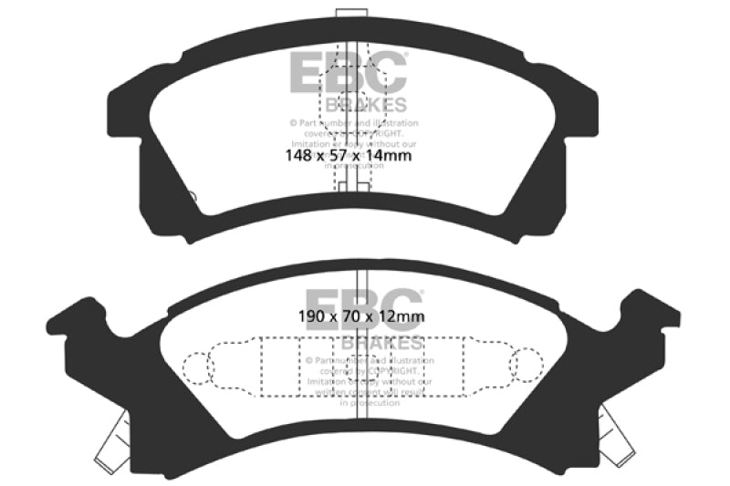 EBC RedStuff Front Brake Pads - DP31174C EBC