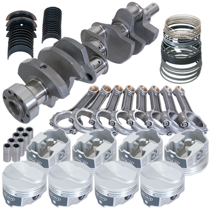 Eagle Chevy 454 1Pc 4.000in Crank 6.135in I-Beam Rod Closed Chamber 4.350in Piston Rotating Assembly