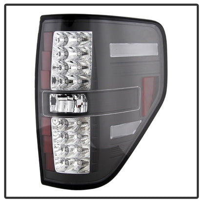 Spyder Ford F150 09-14 LED Tail Lights Black ALT-YD-FF15009-LED-BK SPYDER