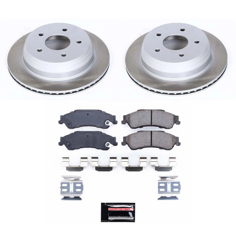 Power Stop 2003 GMC Sonoma Rear Semi-Coated Rotor Kit PowerStop