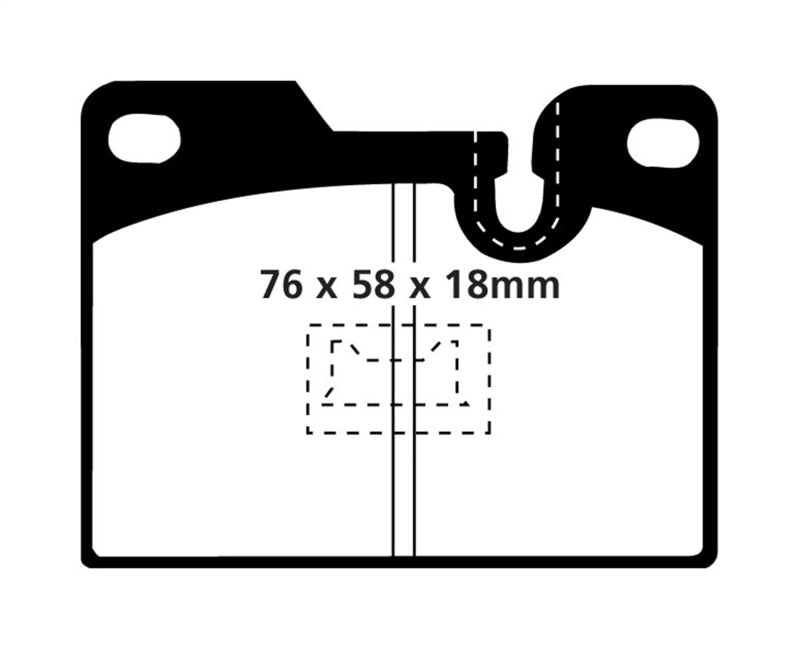 EBC RedStuff Rear Brake Pads - DP3346C