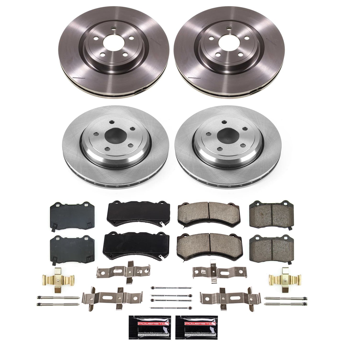 Power Stop 2021 Jeep Grand Cherokee Front and Rear Autospecialty Brake Kit