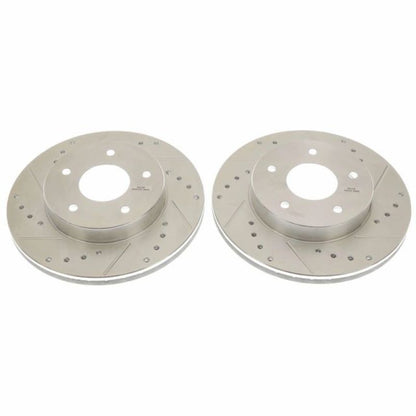 Power Stop 78-81 Pontiac Firebird Rear Evolution Drilled & Slotted Rotors - Pair PowerStop