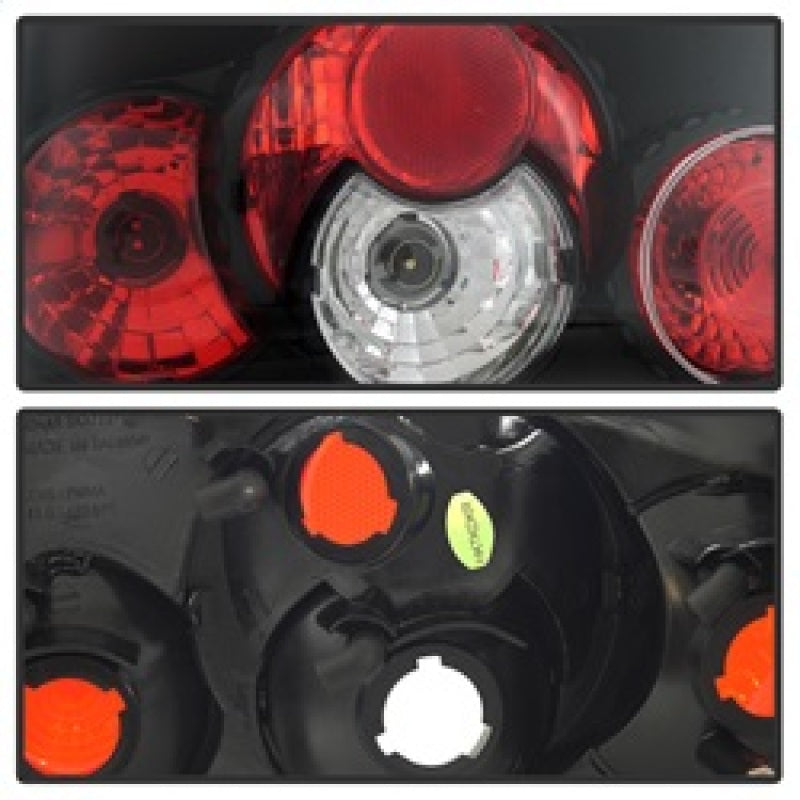 Spyder Toyota Corolla 93-97 Euro Style Tail Lights Black ALT-YD-TC93-BK SPYDER