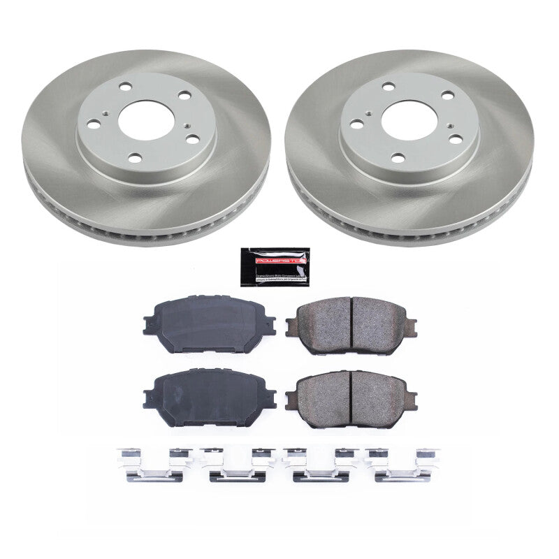 Power Stop 02-06 Toyota Camry Front Semi-Coated Rotor Kit PowerStop