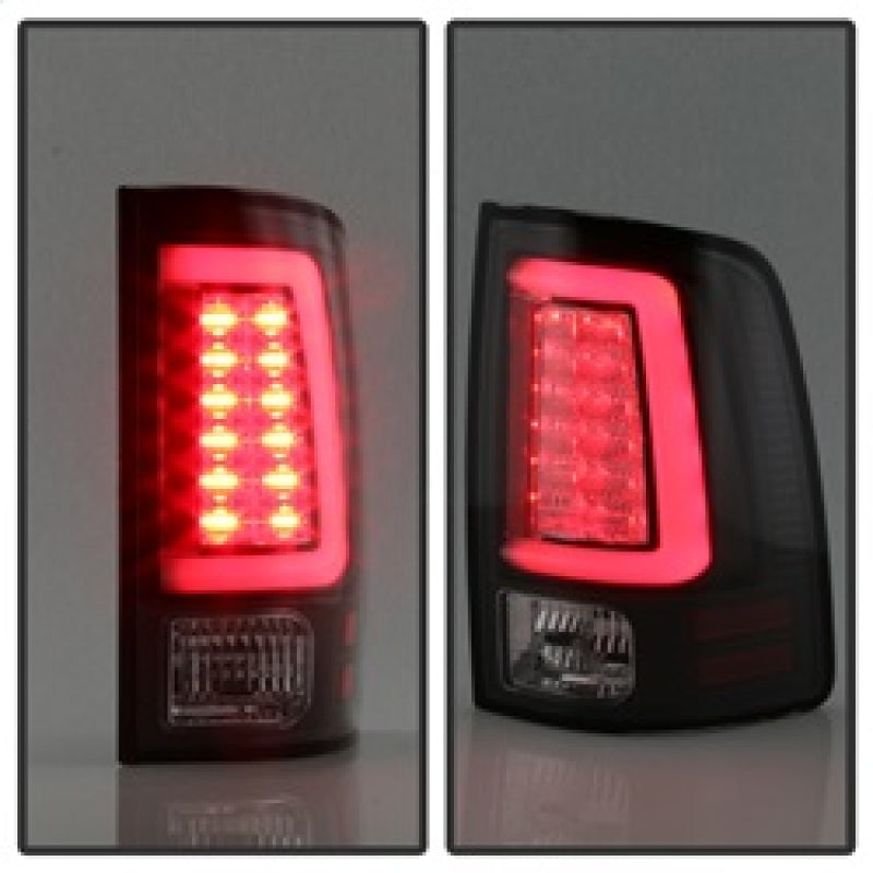 Spyder 09-16 Dodge Ram 1500 Light Bar LED Tail Lights - Black ALT-YD-DRAM09V2-LED-BK SPYDER
