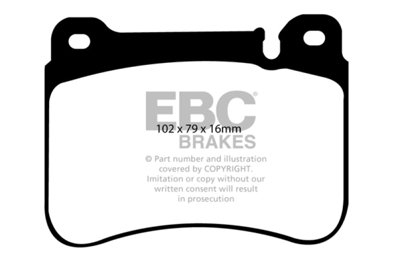 EBC YellowStuff Front Brake Pads - DP41590R