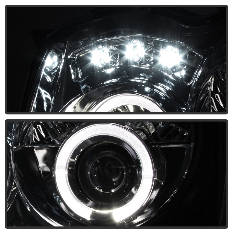 Spyder Jeep Grand Cherokee 05-07 Projector Headlights LED Halo LED Smke PRO-YD-JGC05-HL-SMC SPYDER