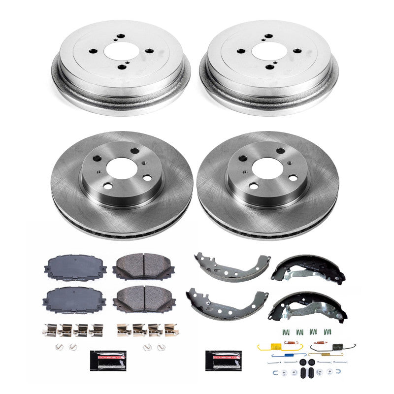 Power Stop 15-18 Toyota Yaris Front & Rear Autospecialty Brake Kit PowerStop