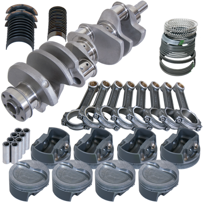 Eagle Ford 351W 4.000in Crank 6.250in I-Beam Rods -26cc Inv Dome 4.125in Pistons Balanced Assembly