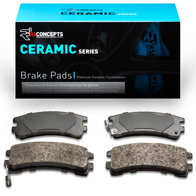 R1 Rear Ceramic Brake Pads 1988-1995 Nissan Pathfinder - 2310-0401-00