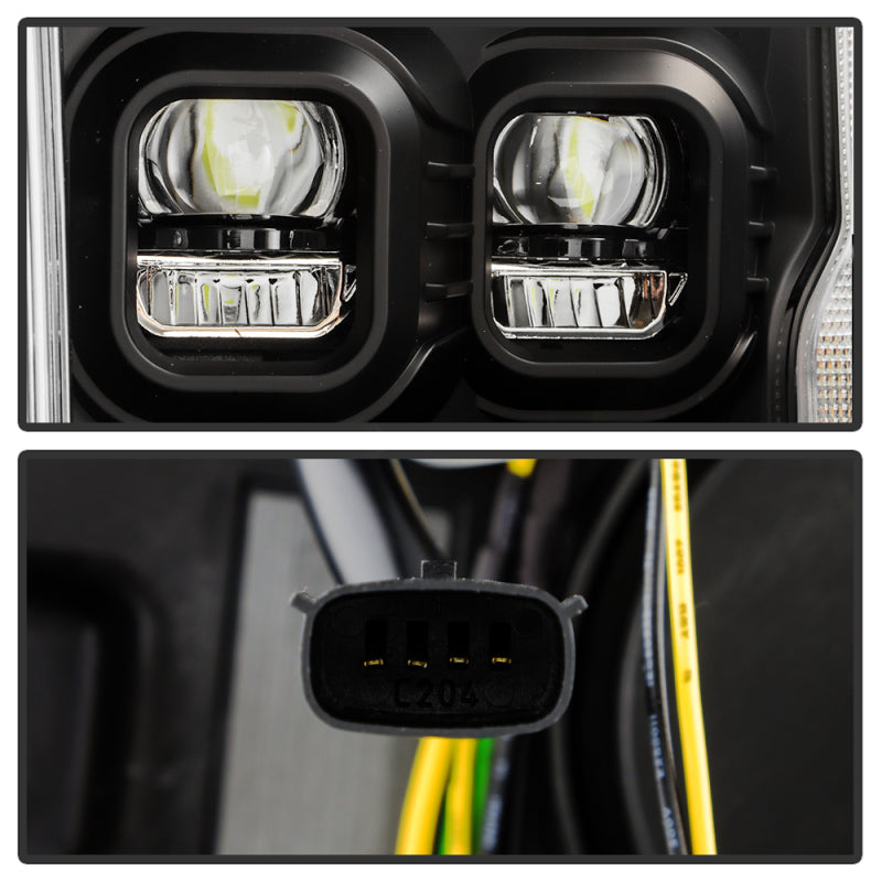 Spyder Ford F150 20-21 Quad High-Power LED Module - Black (PRO-YD-FF15021HALAP-SBSEQ-BK) SPYDER