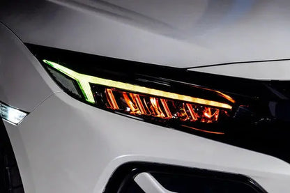 OLM Gamma Series RGB LED Headlights for 2016-2021 Honda Civic - OLME.19006.1
