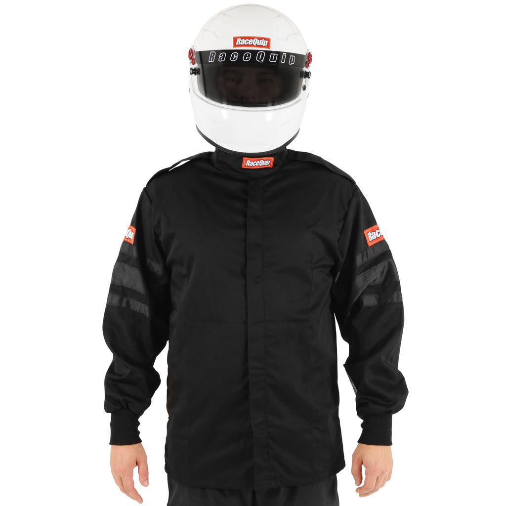 RaceQuip Black SFI-1 1-L Jacket - 2XL