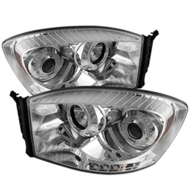 Spyder Dodge Ram 1500 06-08/Ram 2500 06-09 Projector Headlights LED Halo LED Chrm PRO-YD-DR06-HL-C SPYDER