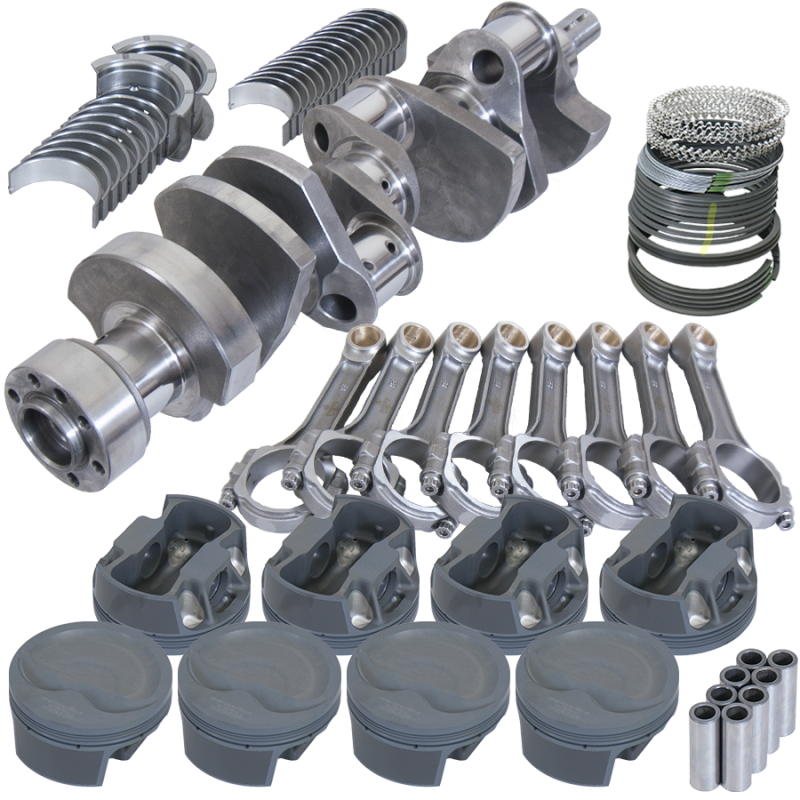 Eagle Chevy LT1350 1Pc 3.750in Crank 6.000in I-Beam Rods -16cc 4.030in Pistons Rotating Assembly