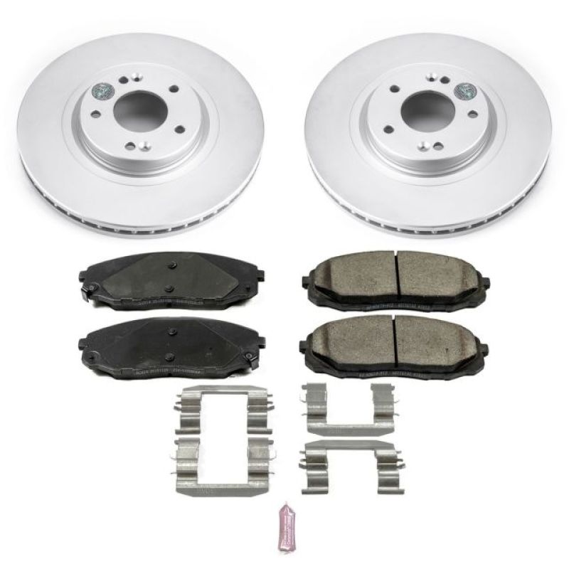 Power Stop 15-19 Kia Sedona Front Z17 Evolution Geomet Coated Brake Kit PowerStop