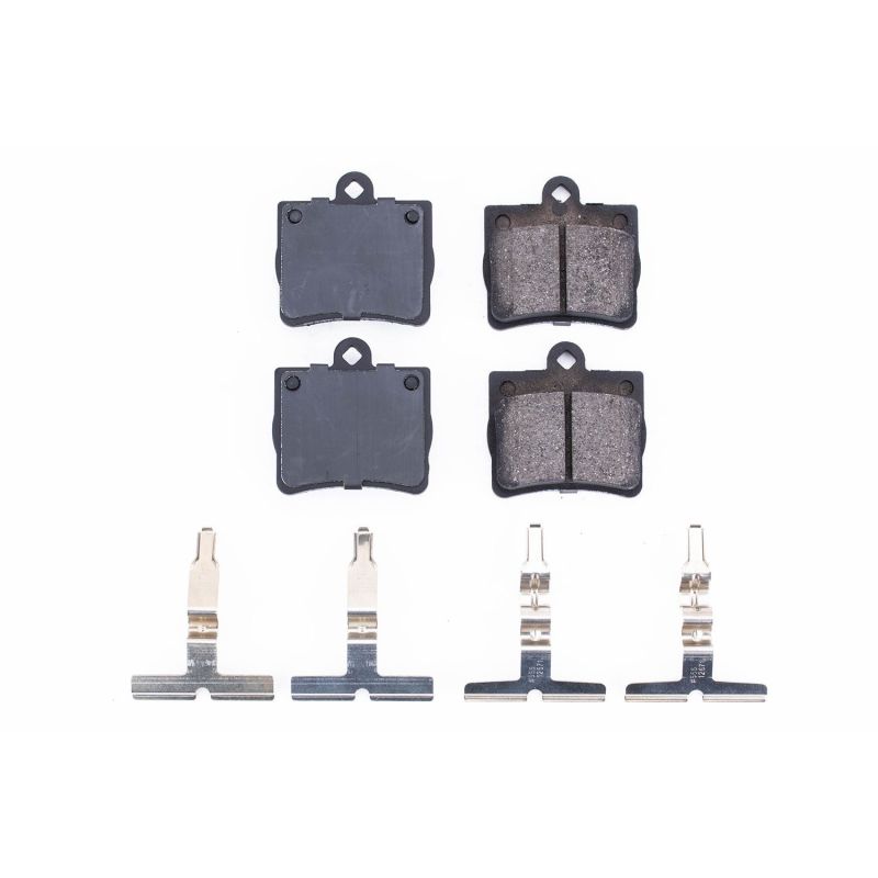 Power Stop 97-98 Mercedes-Benz C230 Rear Z17 Evolution Ceramic Brake Pads w/Hardware PowerStop