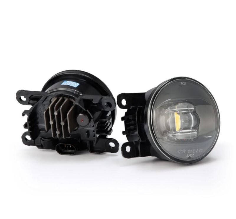 AlphaRex 210002 Universal Acura/Ford/Honda/Subaru/Nissan DoubleTap Dual Color LED Proj Fog Lights - Wt/Ambr