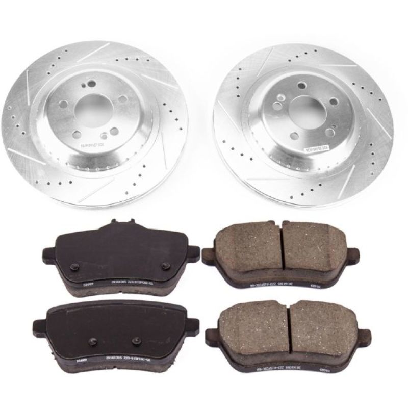 Power Stop 2018 Mercedes-Benz S450 Rear Z23 Evolution Sport Brake Kit PowerStop