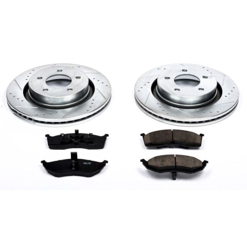 Power Stop 99-02 Chrysler 300M Front Z23 Evolution Sport Brake Kit PowerStop