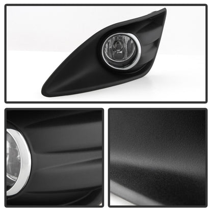 Spyder Ford C-Max 2013-2015 OEM Fog Light W/Universal Switch- Clear FL-FCMAX2013-C SPYDER