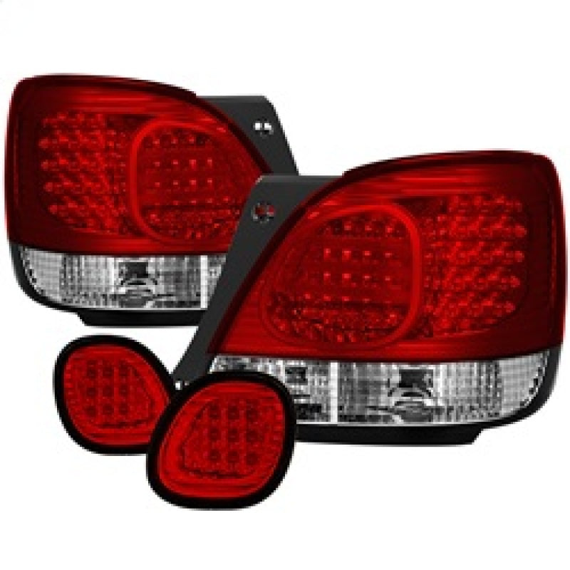 Spyder Lexus GS 300/400 98-05 LED Tail Lights Red Clear ALT-YD-LGS98-LED-RC SPYDER