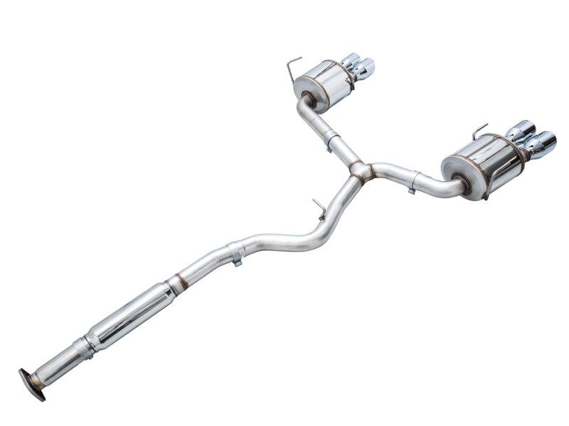 AWE Tuning 2022+ VB Subaru WRX Touring Edition Exhaust - Chrome Silver Tips AWE Tuning