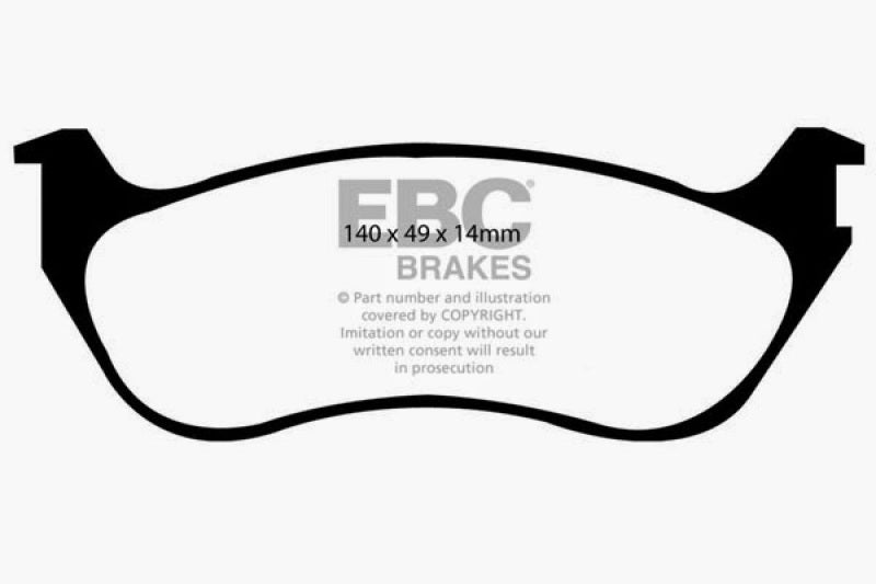 EBC GreenStuff Rear Brake Pads - DP61631