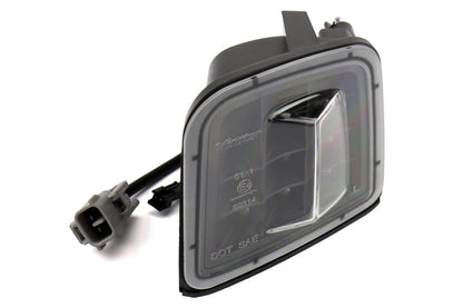 OLM Turn Signal Housing (Clear Lens / Matte Base) - 2015+ WRX / 2015-2017 STI