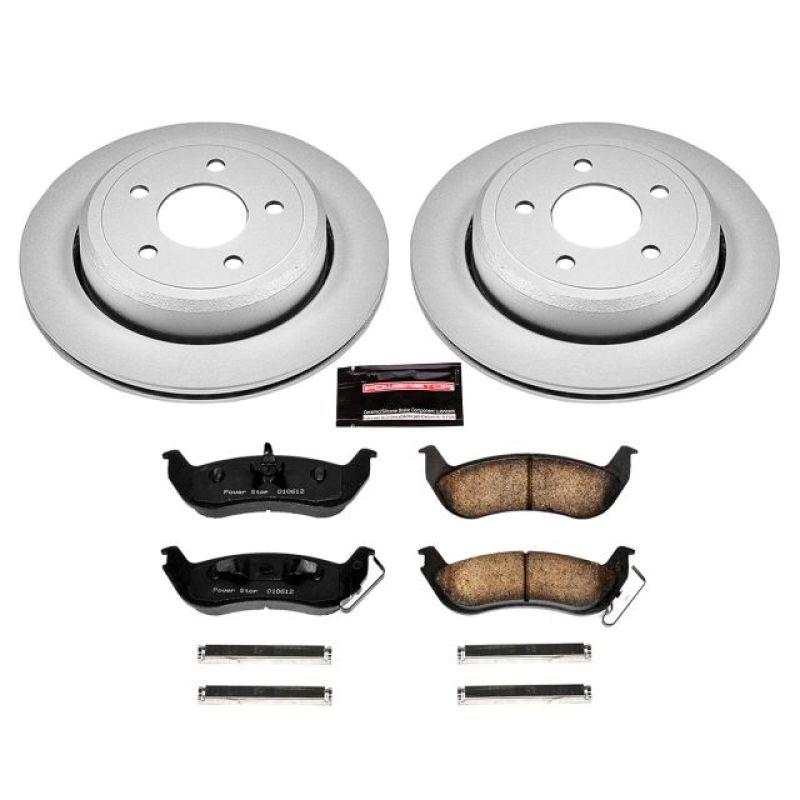 Power Stop 03-11 Ford Crown Victoria Rear Z17 Evolution Geomet Coated Brake Kit PowerStop