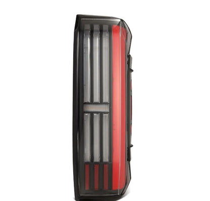 AlphaRex 673002 22-24 Toyota Tundra NOVA-Series Prismatic LED Tail Lights - Black/Red
