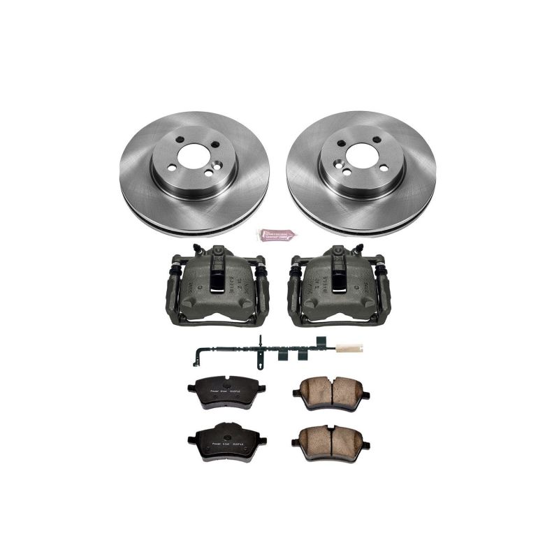 Power Stop 07-10 Mini Cooper Front Autospecialty Brake Kit w/Calipers