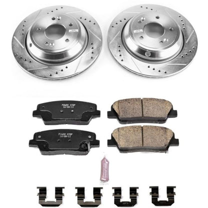 Power Stop 11-16 Hyundai Equus Rear Z23 Evolution Sport Brake Kit PowerStop