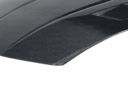 Seibon HD0205NS350-TS TS-Style Carbon Fiber Hood for 2003–2006 Nissan 350Z