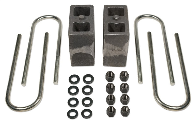 Tuff Country 99-16 Ford F-250 4wd (w/Factory Overloads) 5.5in Rear Block & U-Bolt Kit Non-Tapered