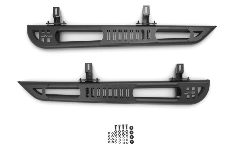 DV8 Offroad 07-18 Jeep Wrangler JK 2 Door Body/Pinch Weld Mounted Side Steps